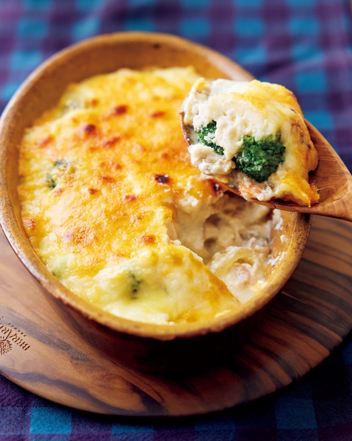 豆腐ソースのシーフードグラタン