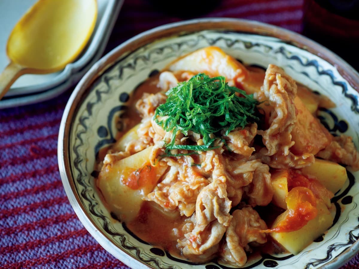 トマト肉じゃが