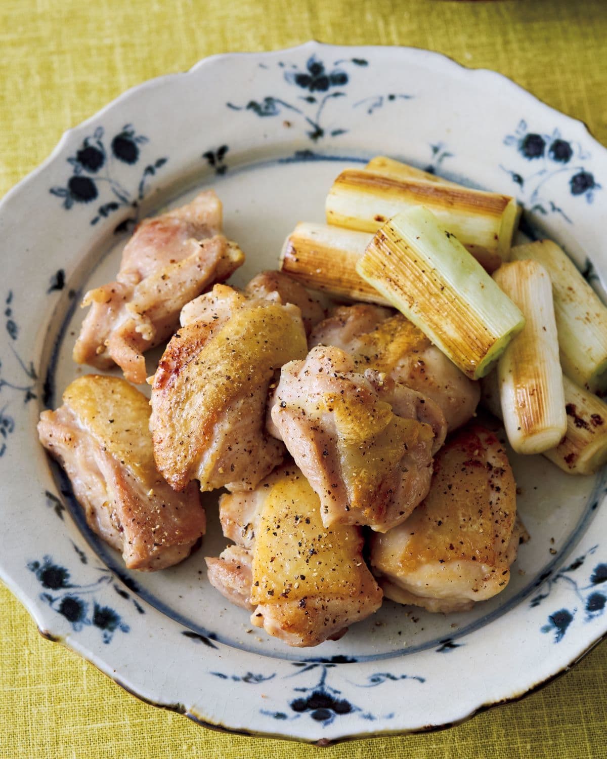 パリパリ鶏とねぎのこしょう焼き