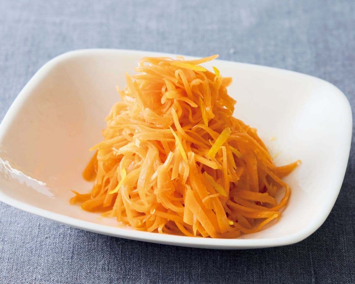 ゆず風味のキャロットラペ