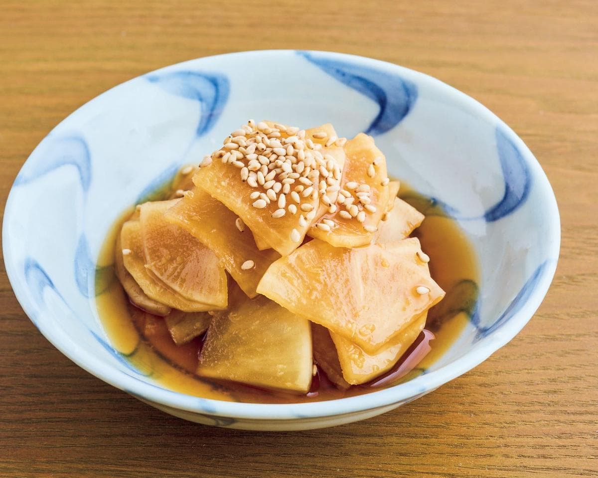 大根のしょうゆ漬け