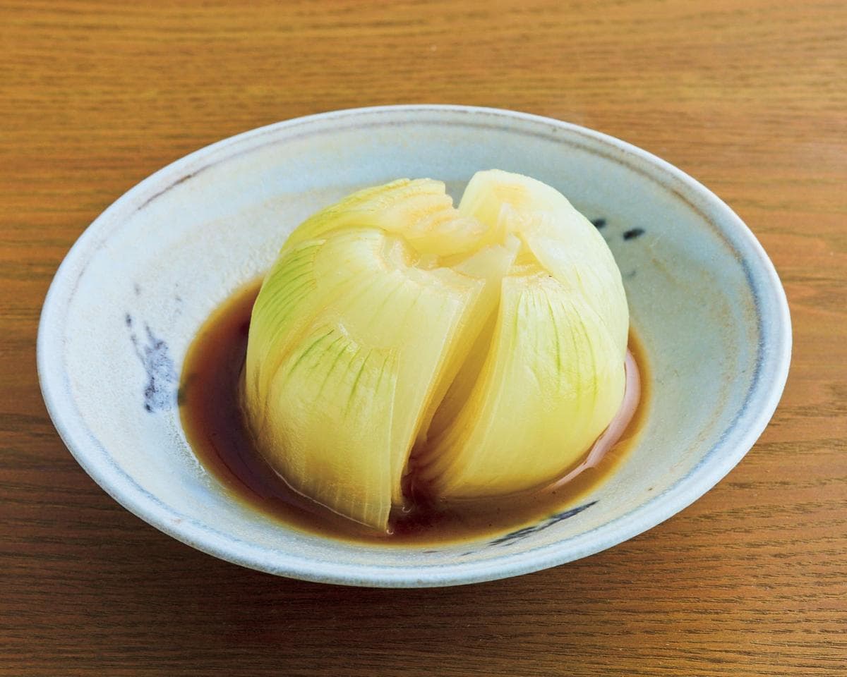 玉ねぎのレンジバター蒸し