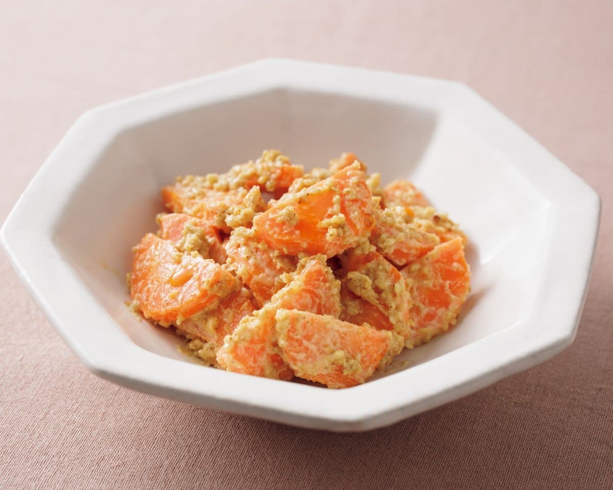 にんじんのごまマヨあえ