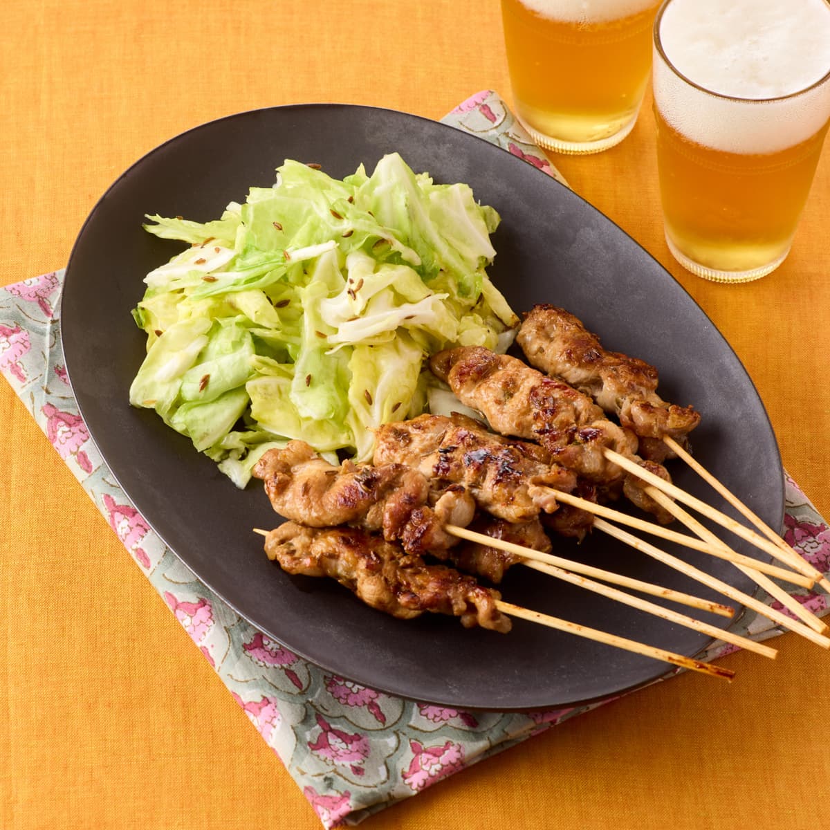 豚肉のクミン焼き キャベツのクミンあえ添え