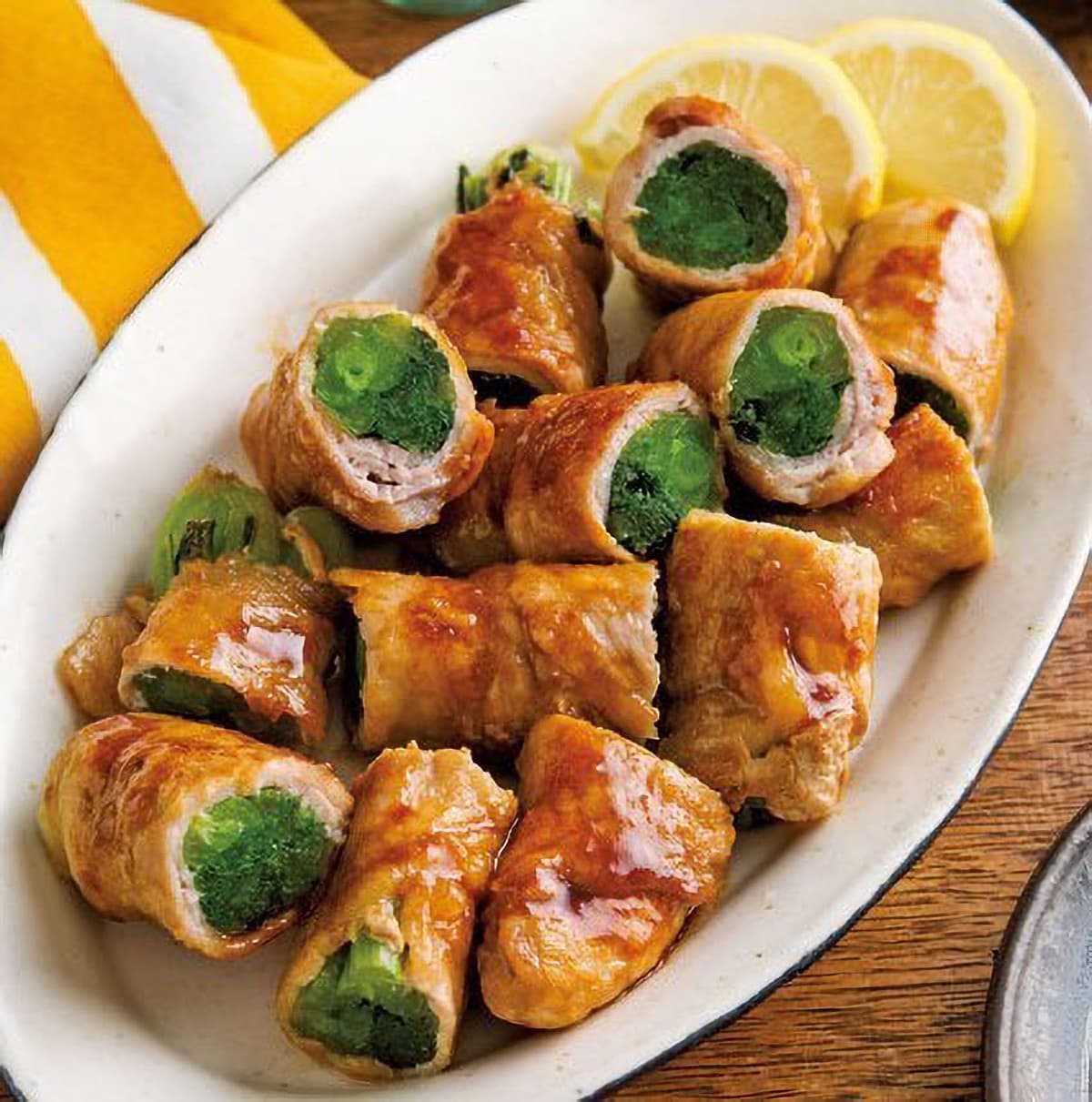 小松菜の肉巻き