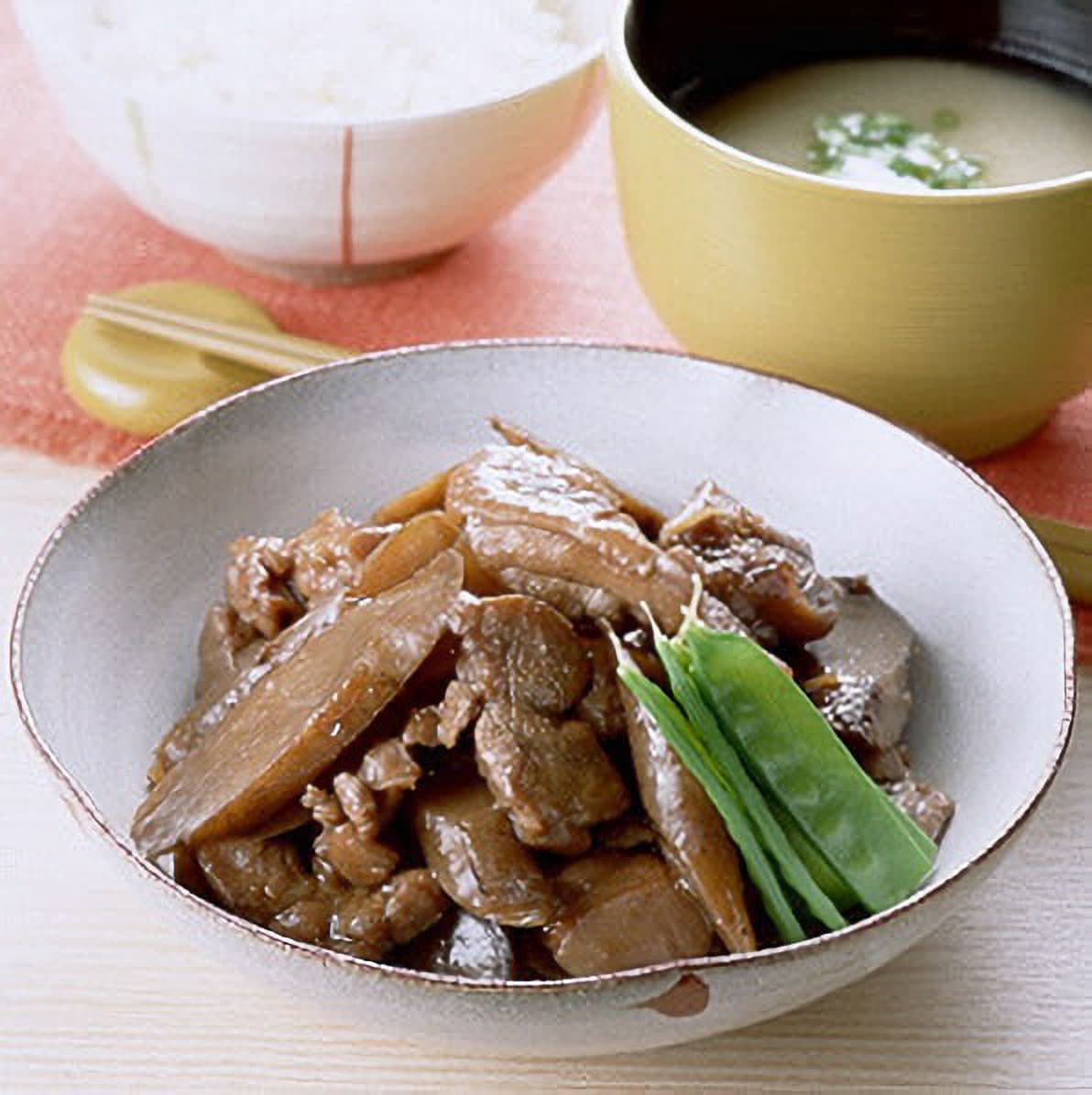 ごぼうと鶏肉のうま煮