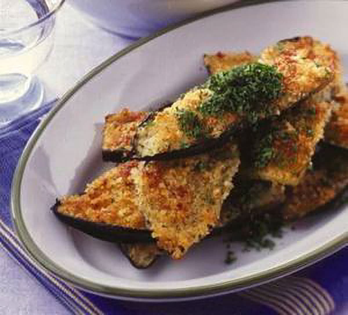 なすのパン粉焼き