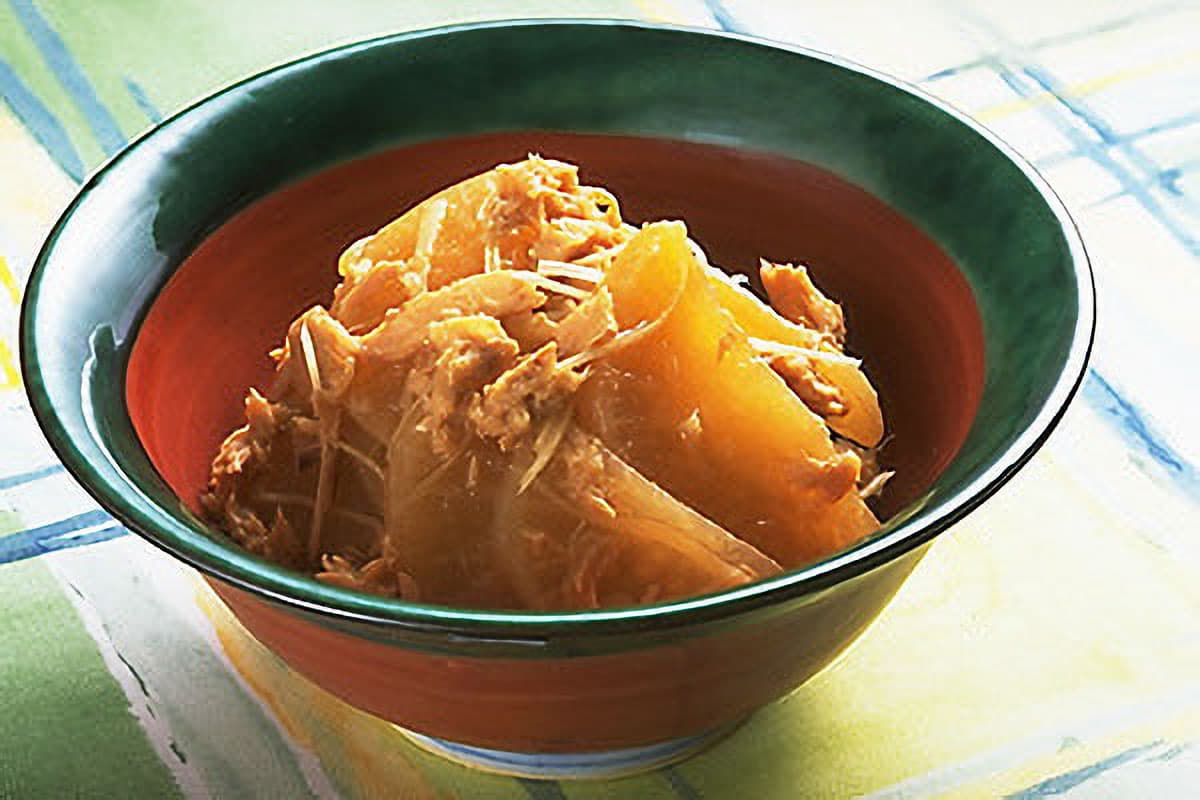 大根とツナのさっと煮