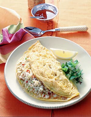 エスニック風オムライス