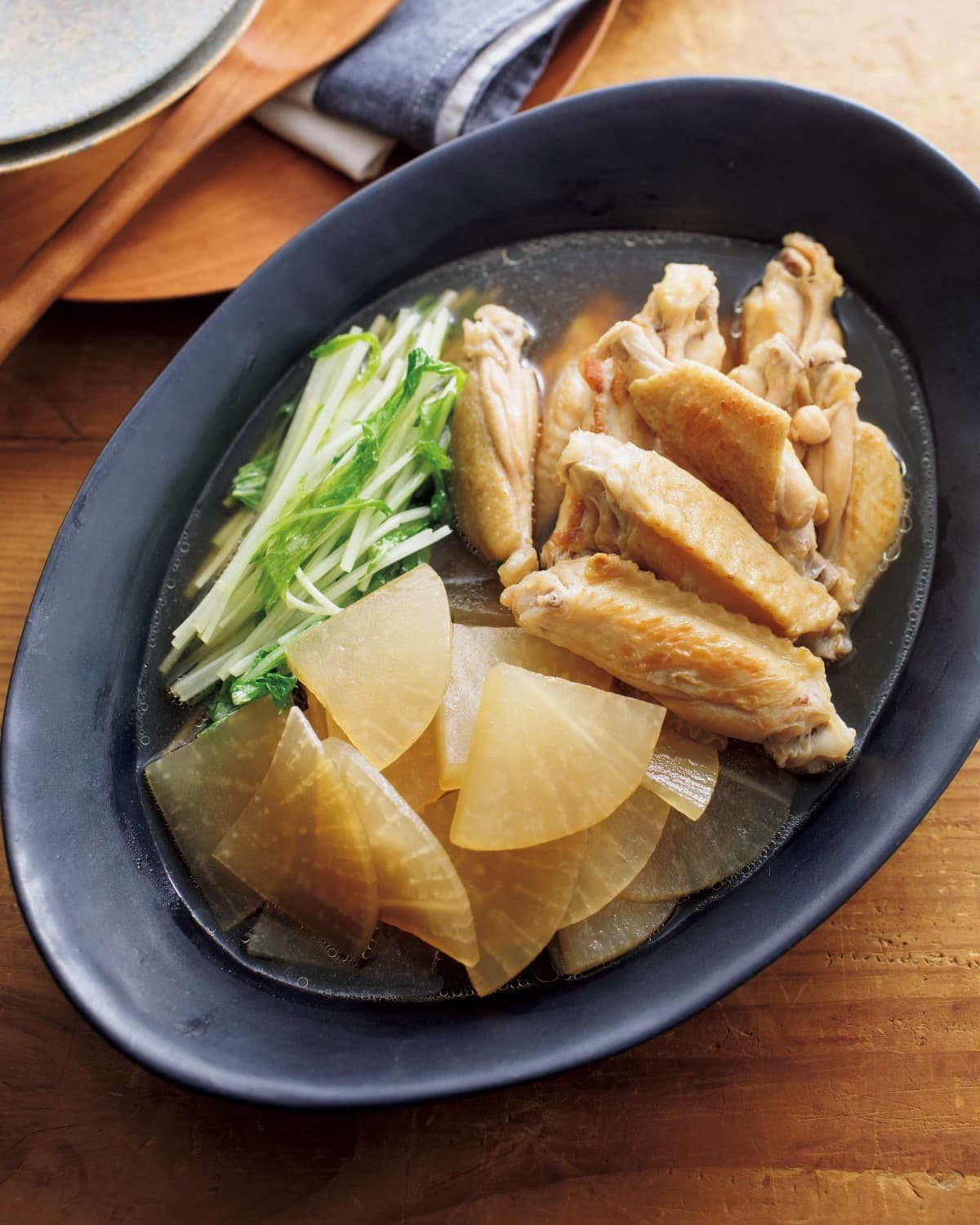 鶏スペアリブと大根のさっと煮