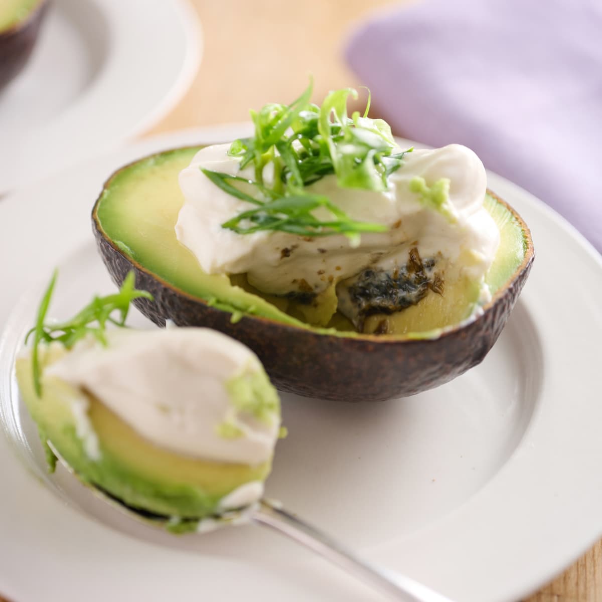 のりアボカドの「豆乳の力」あえ