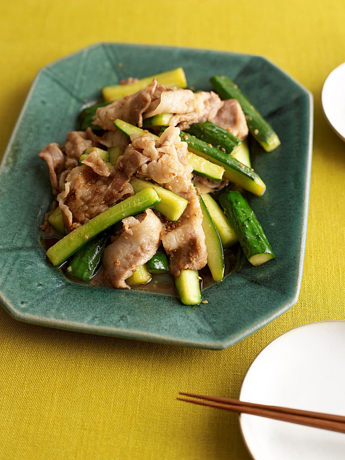 豚ときゅうりの香味炒め