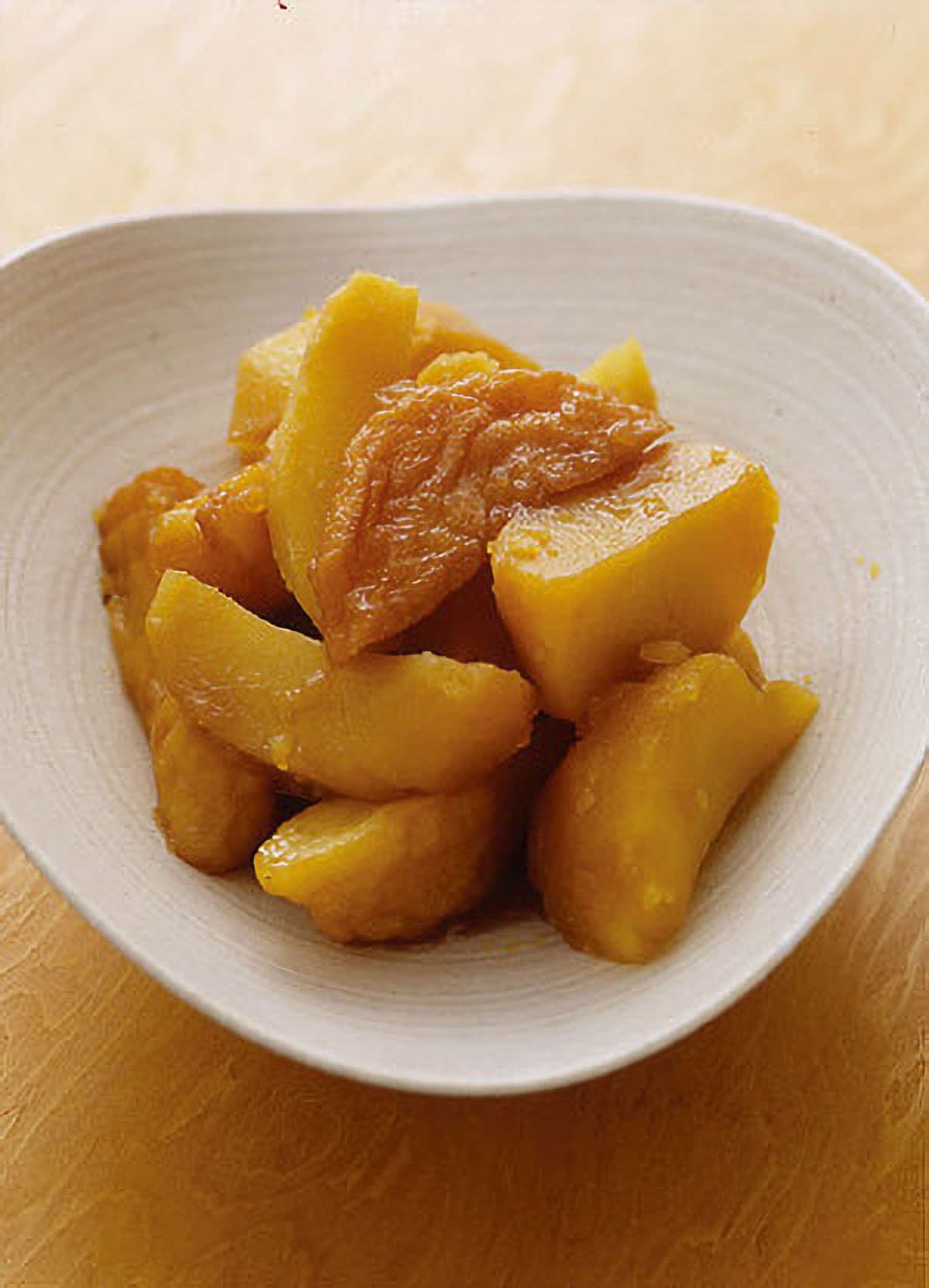 じゃがいもとさつま揚げの甘辛煮
