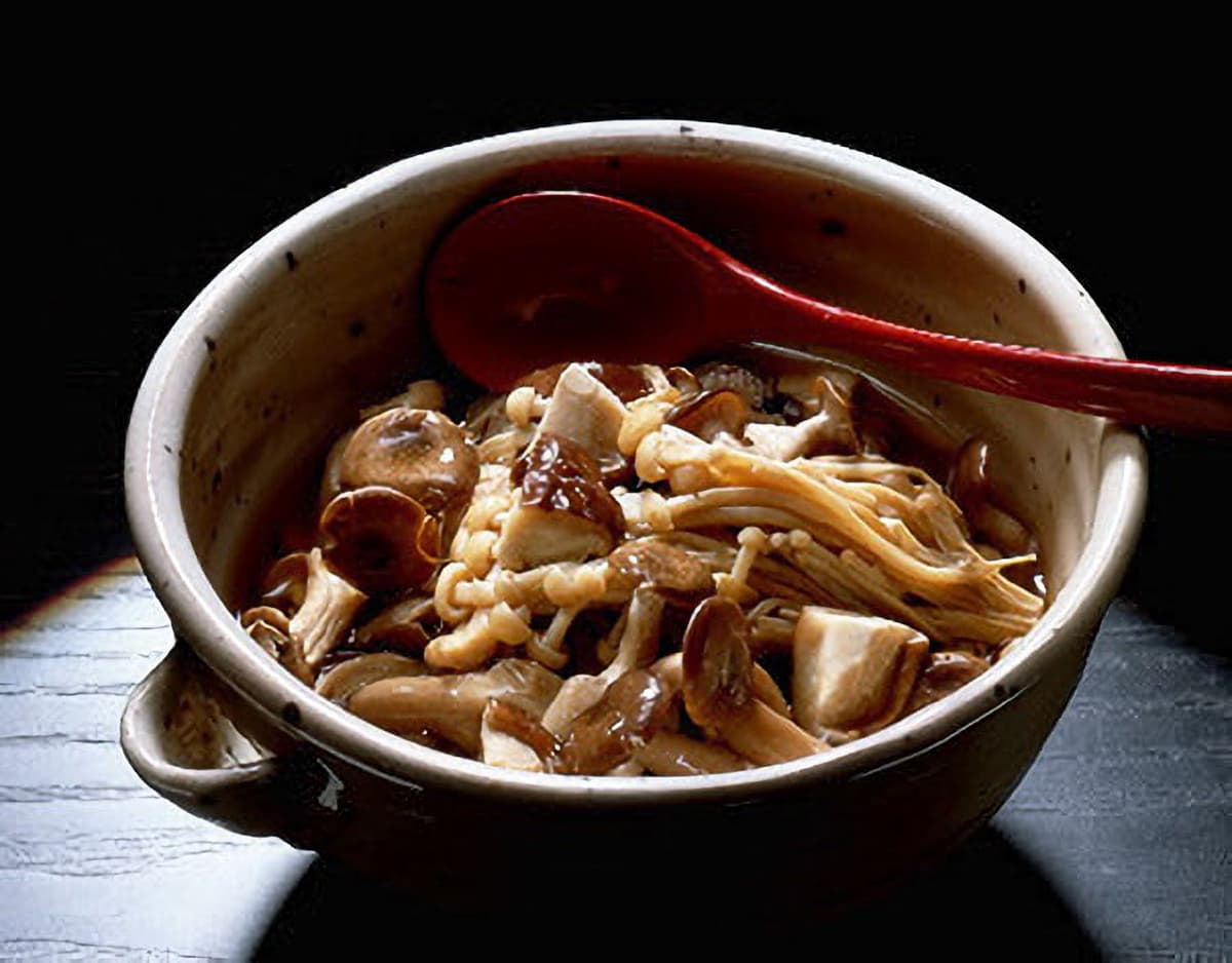 きのこいろいろの煮びたし