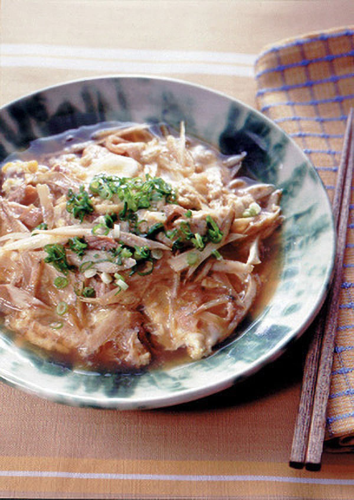 豚肉とごぼうの柳川風