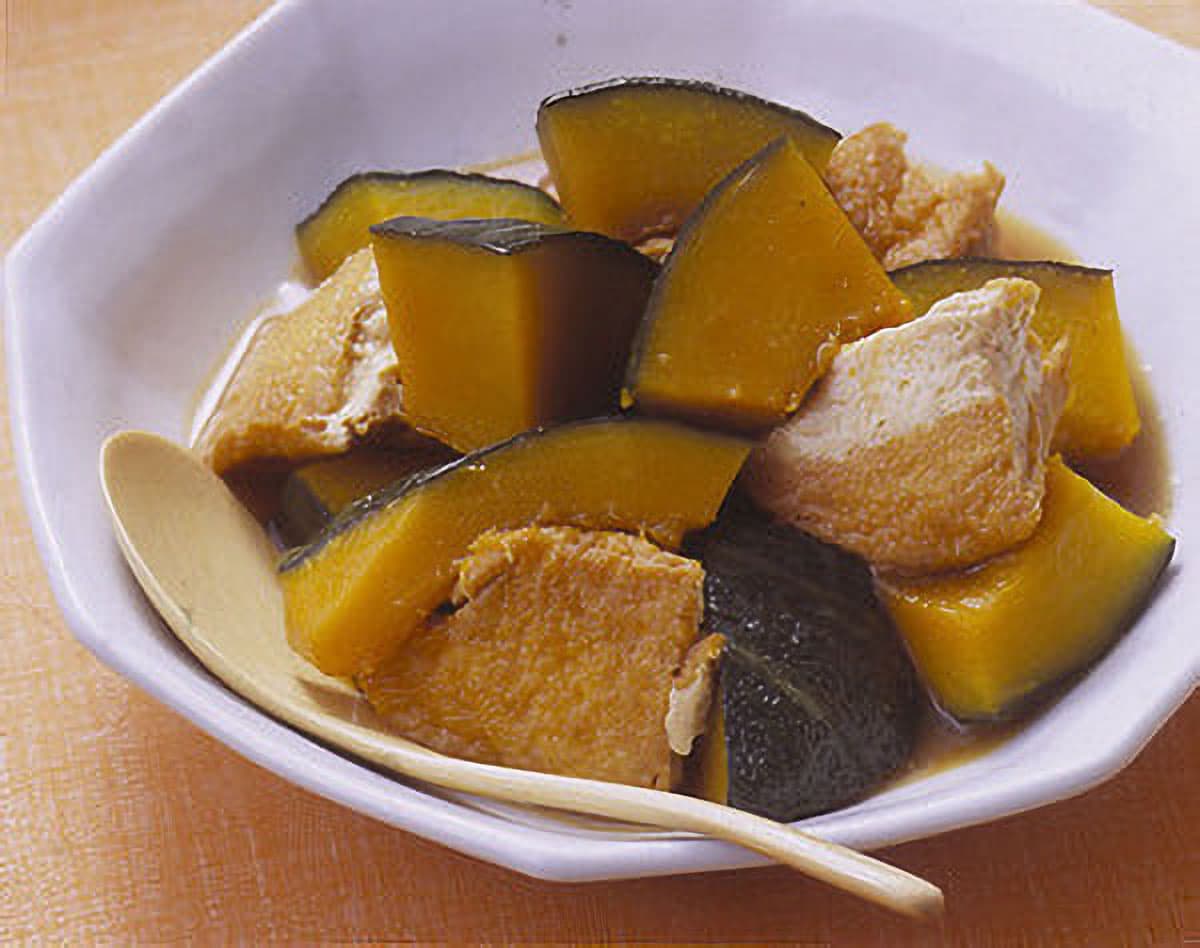 かぼちゃと厚揚げの煮もの