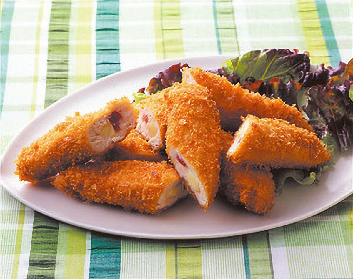 ささ身の梅チーズフライ