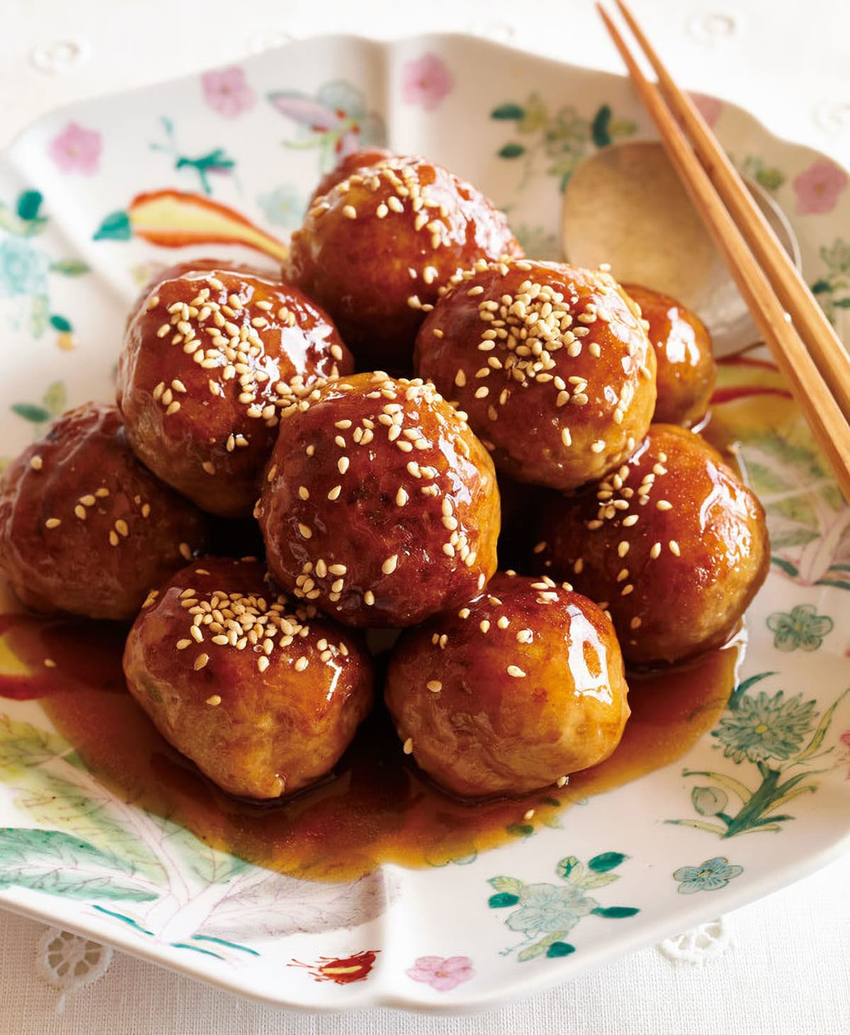 甘酢あんかけ肉だんご