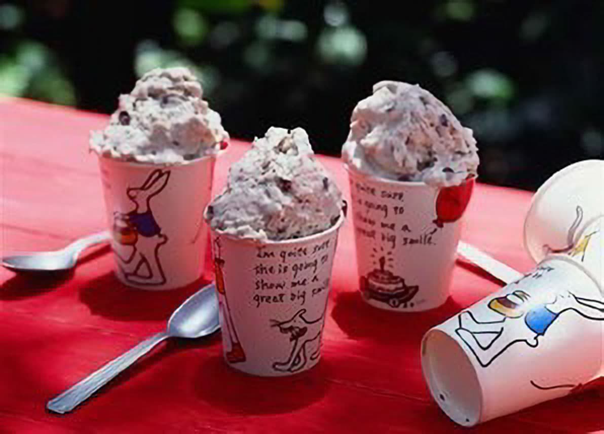 バナナのアイスクリーム