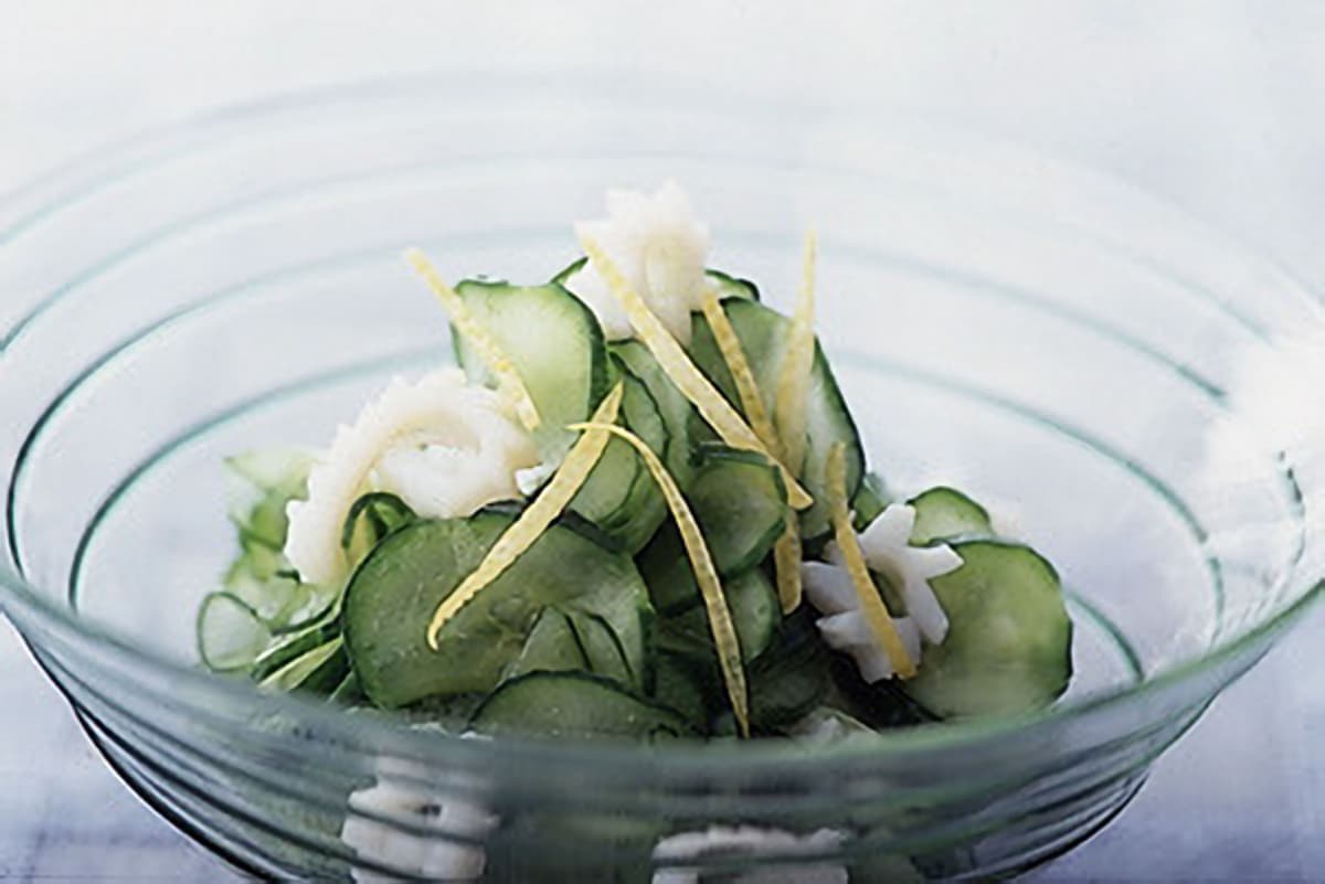 きゅうりといかの酢のもの