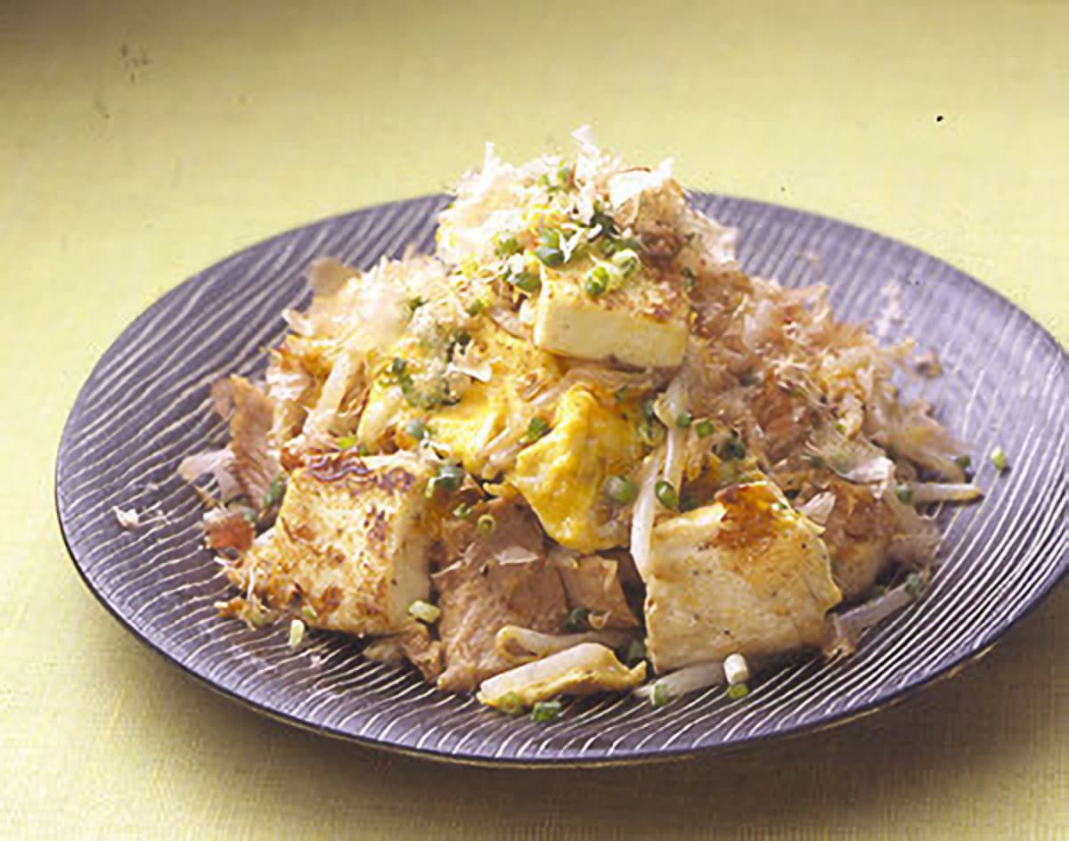 豆腐とツナのチャンプルー