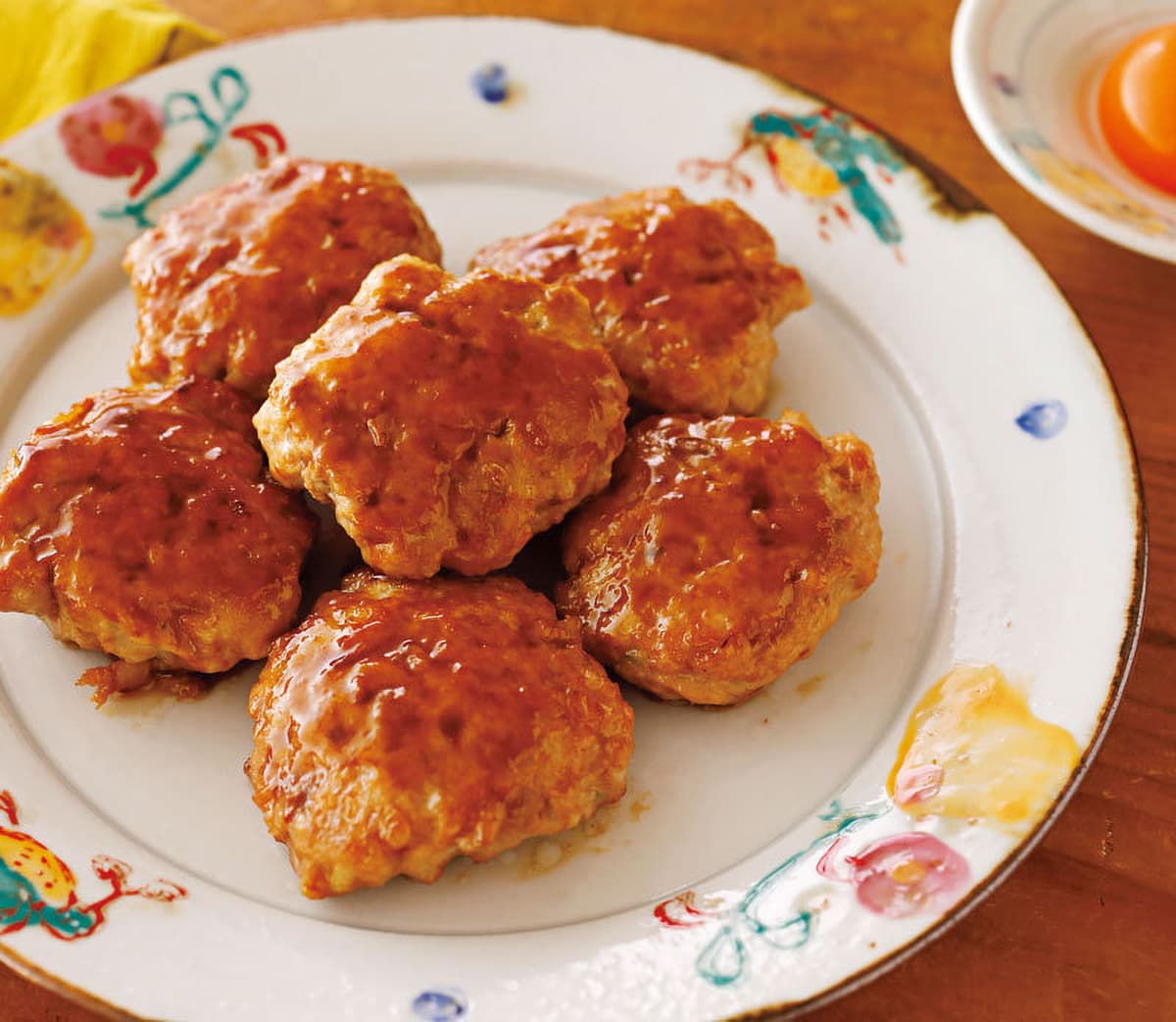 みっちり鶏つくねの照り焼き