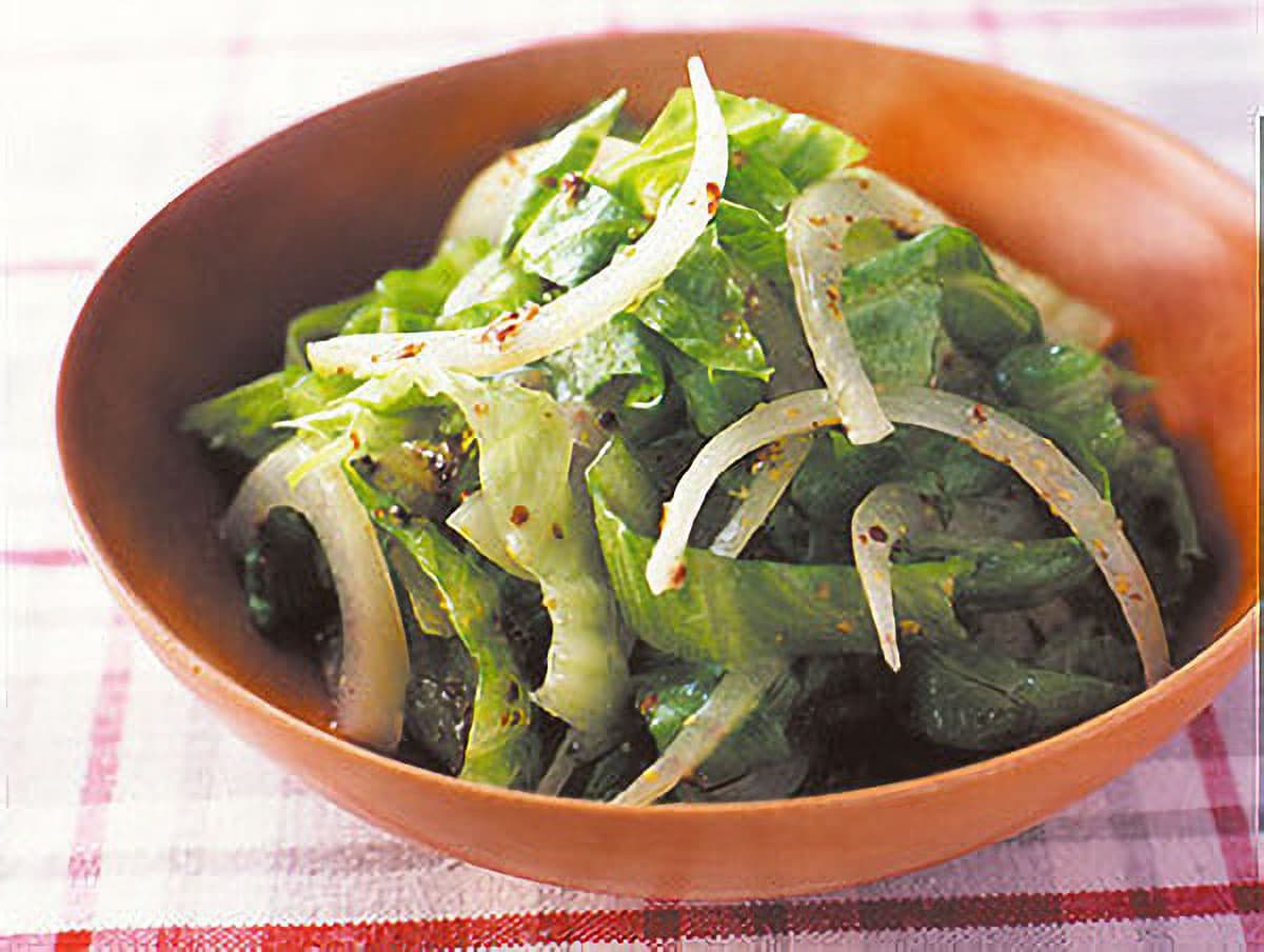 レタスと玉ねぎのサラダ