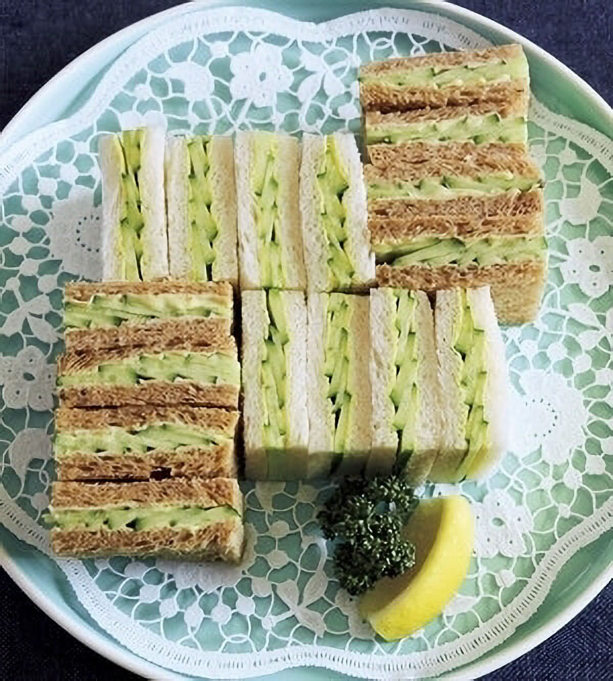 きゅうりのティーサンドイッチ