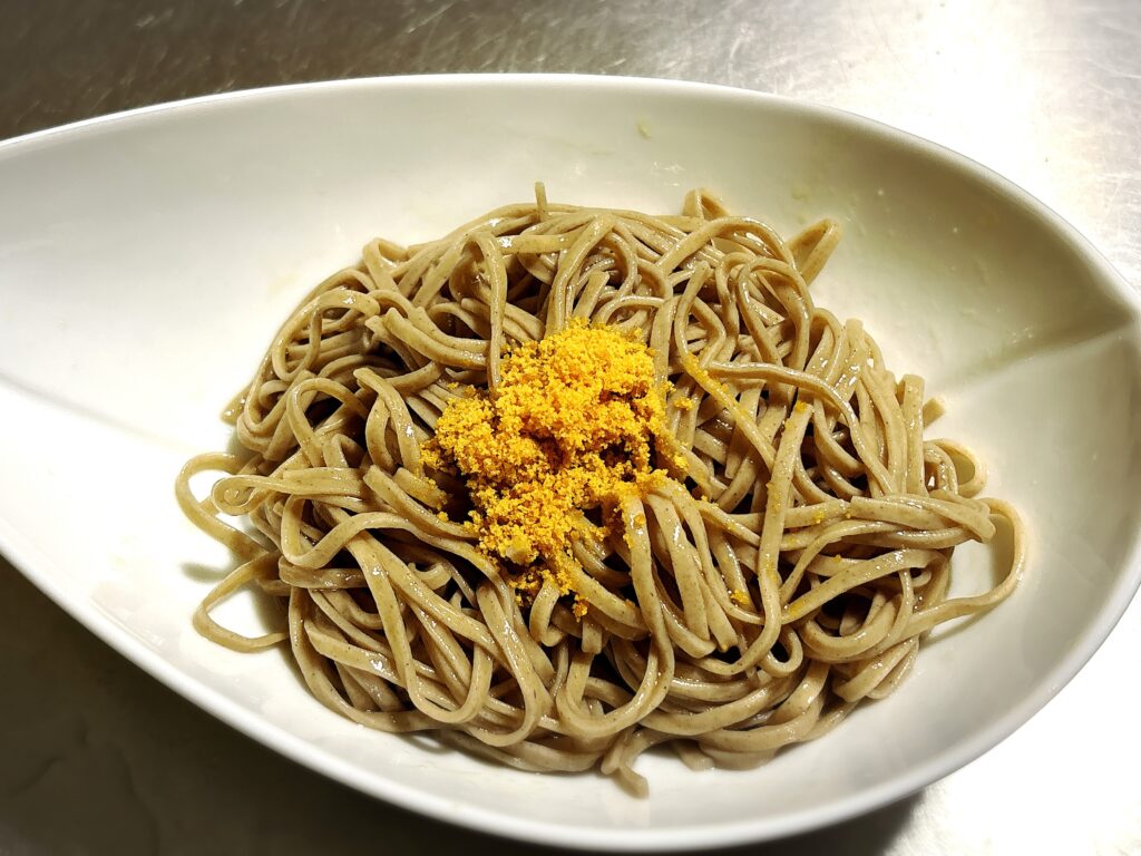 からすみ蕎麦