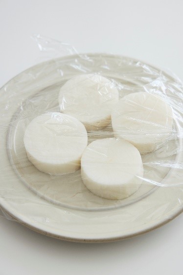 電子レンジで加熱する