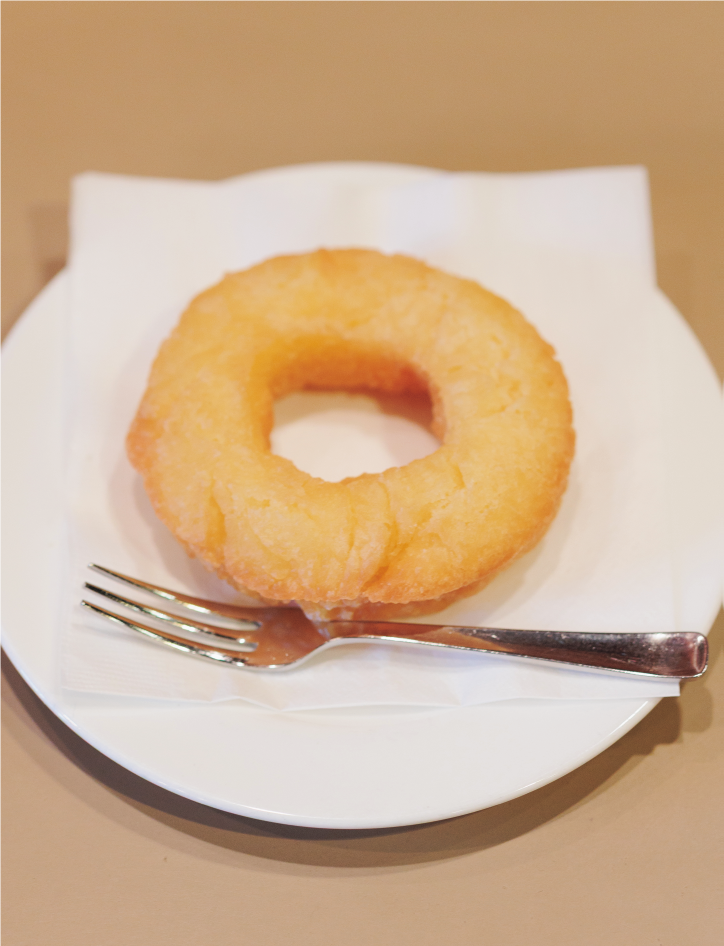 六曜社珈琲店のドーナツ