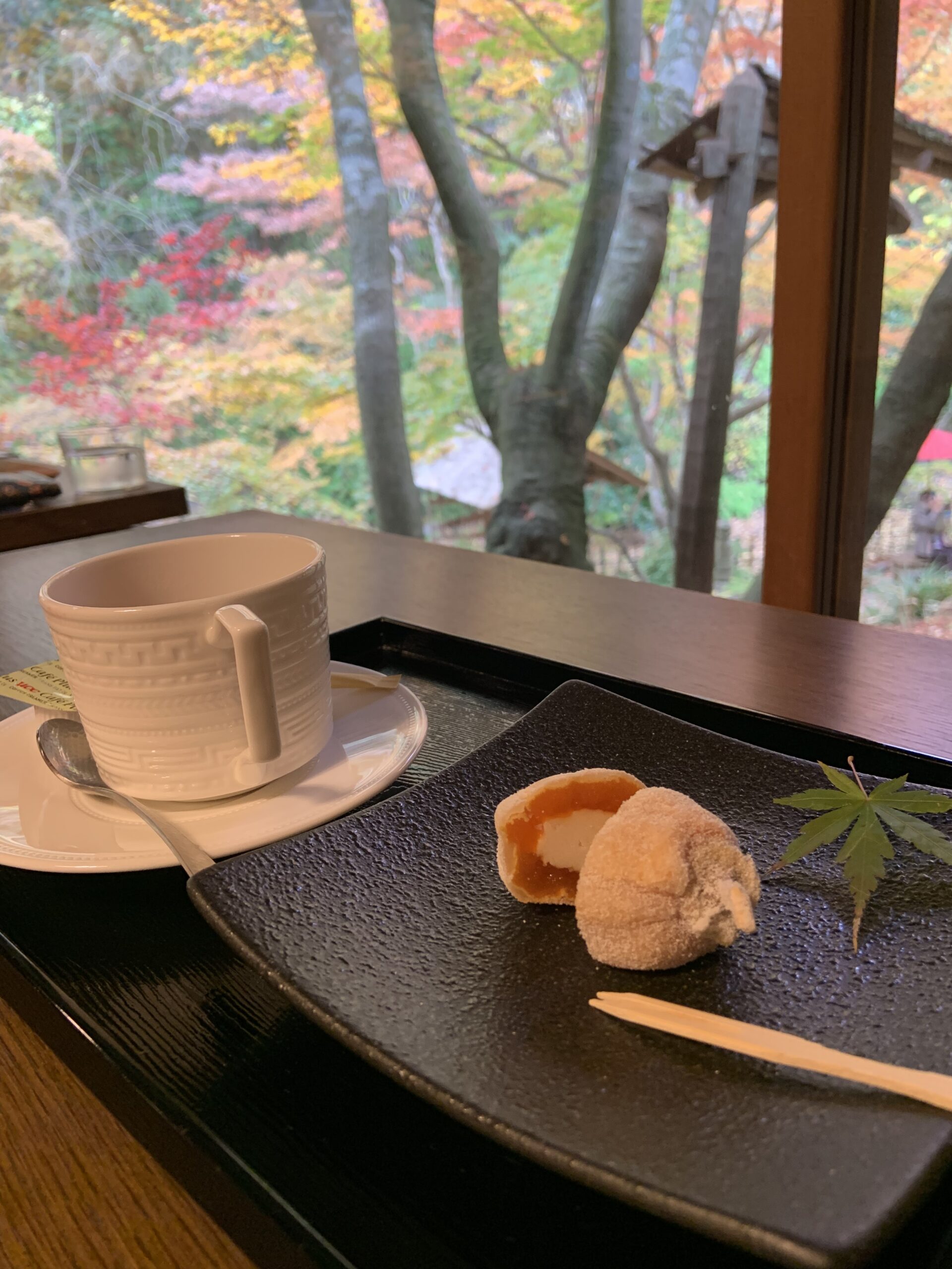 鎌倉「一条恵観山荘」の和カフェでいただく白柿フロマージュ