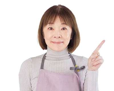 人差し指を立てている牧野直子先生