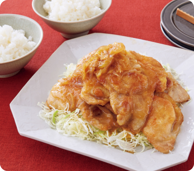 豚肉のしょうが焼き