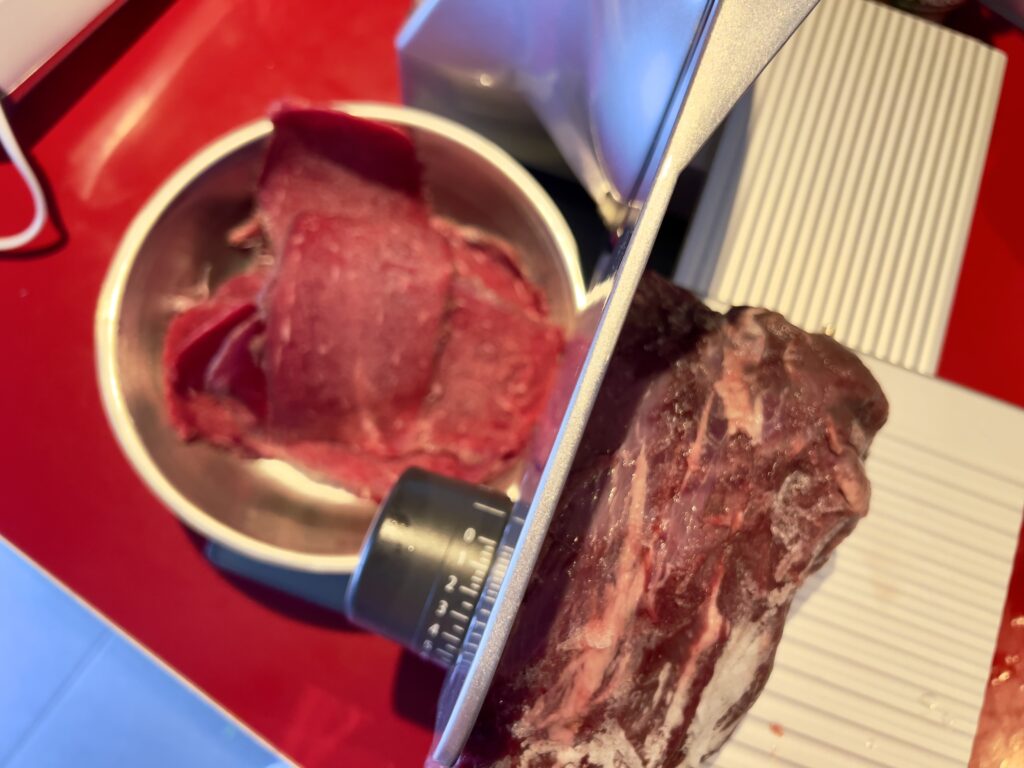 ビーフジャーキー
スライサー 牛肉