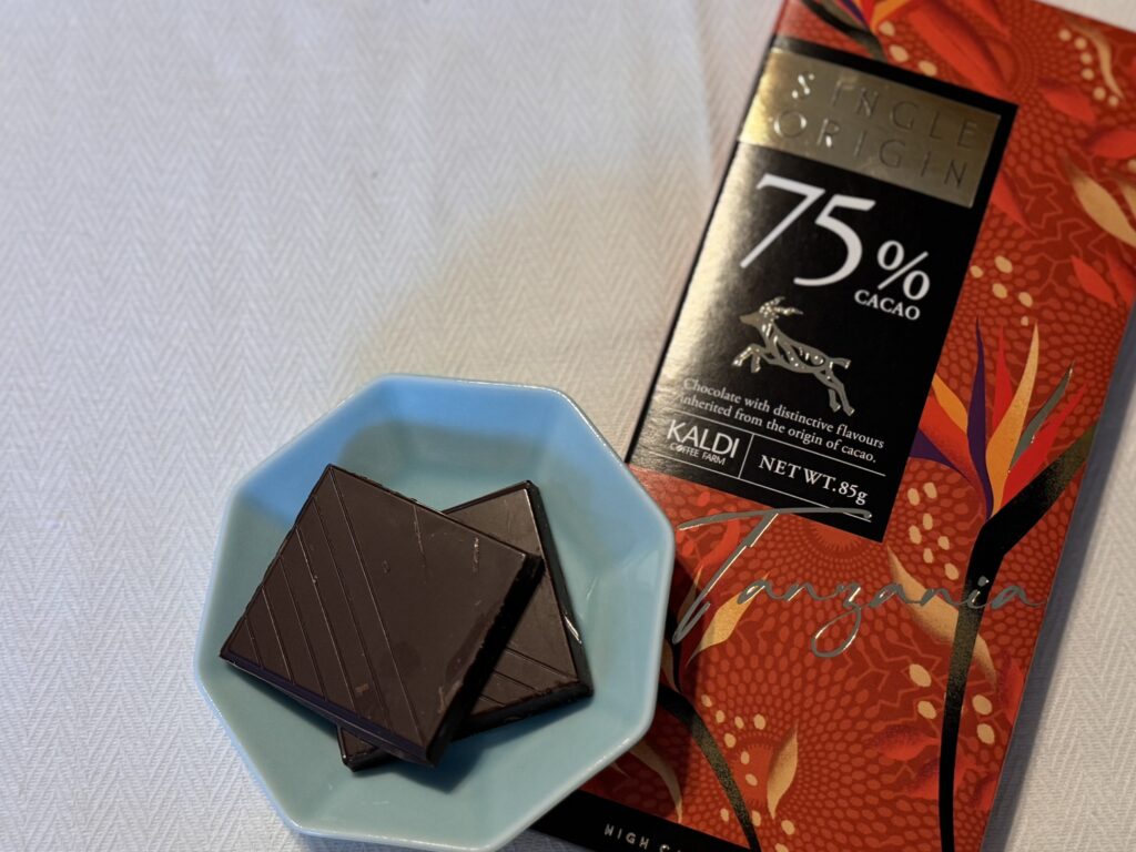 カルディ
カカオ75%チョコレート