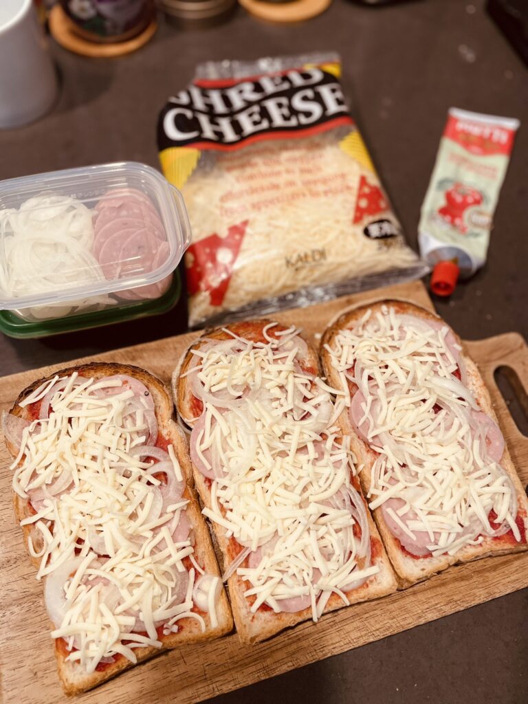 ピザトーストの作り置き