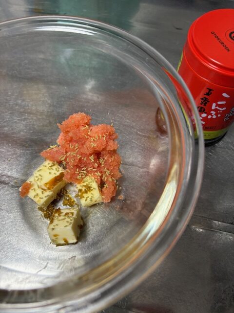 ボウルで混ぜるだけの明太子パスタ