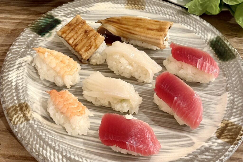 サラダえびのお寿司