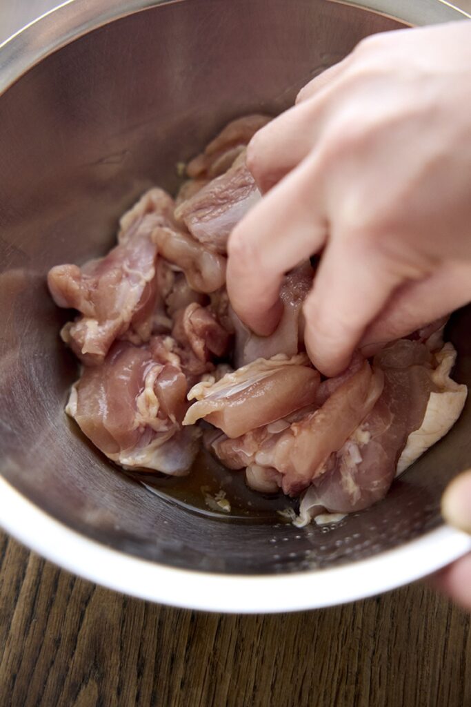 白だしごまから揚げ