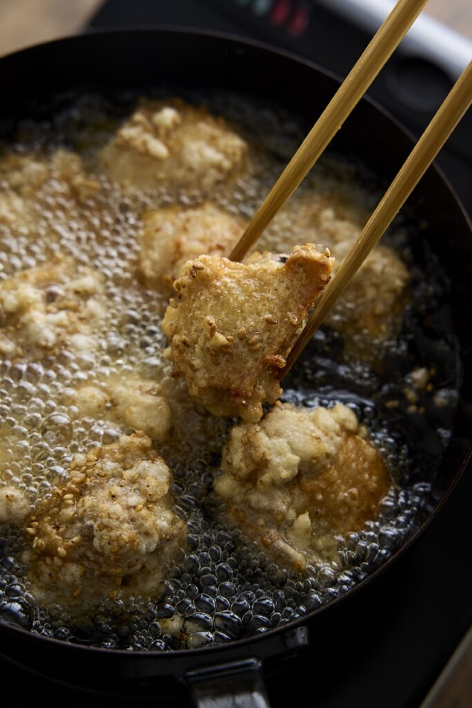 白だしごまから揚げ