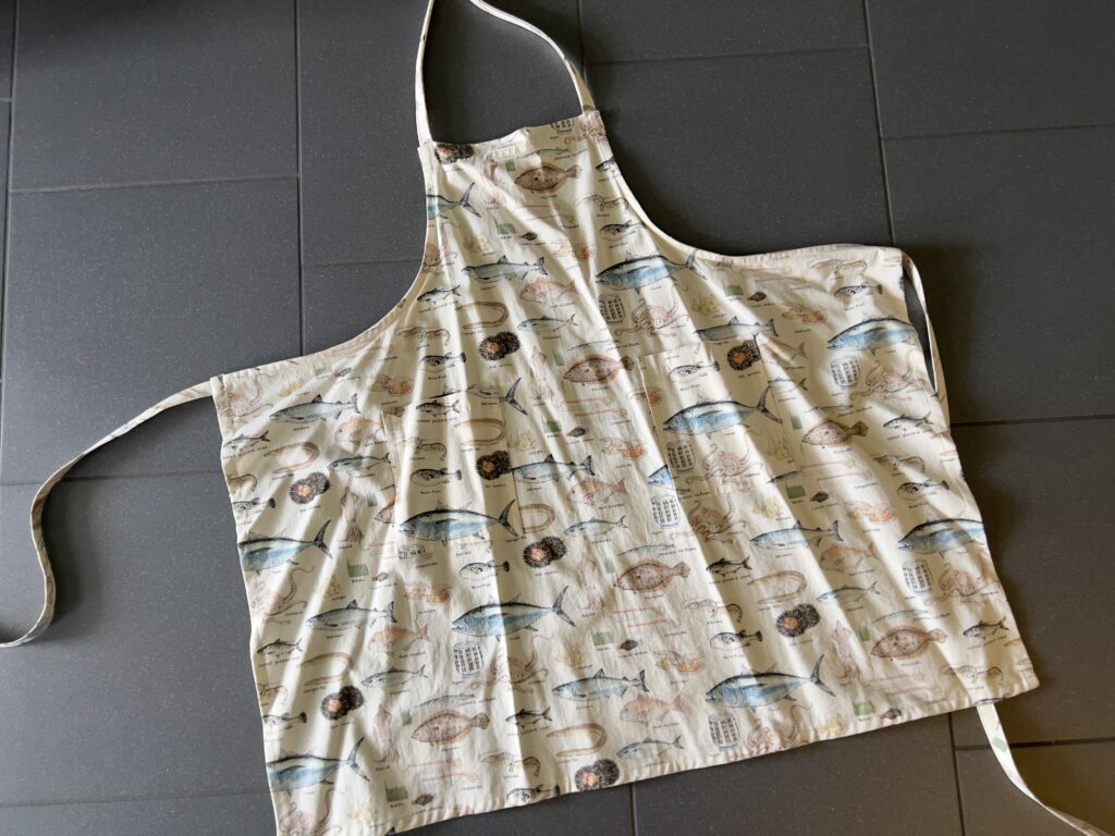 エプロン 仕事着 ハンドメイド 洋裁 前掛け