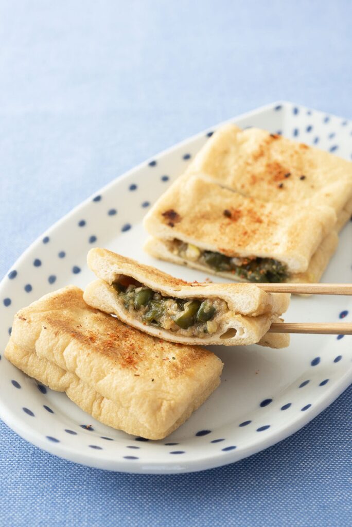 ねぎみそはさみ焼き