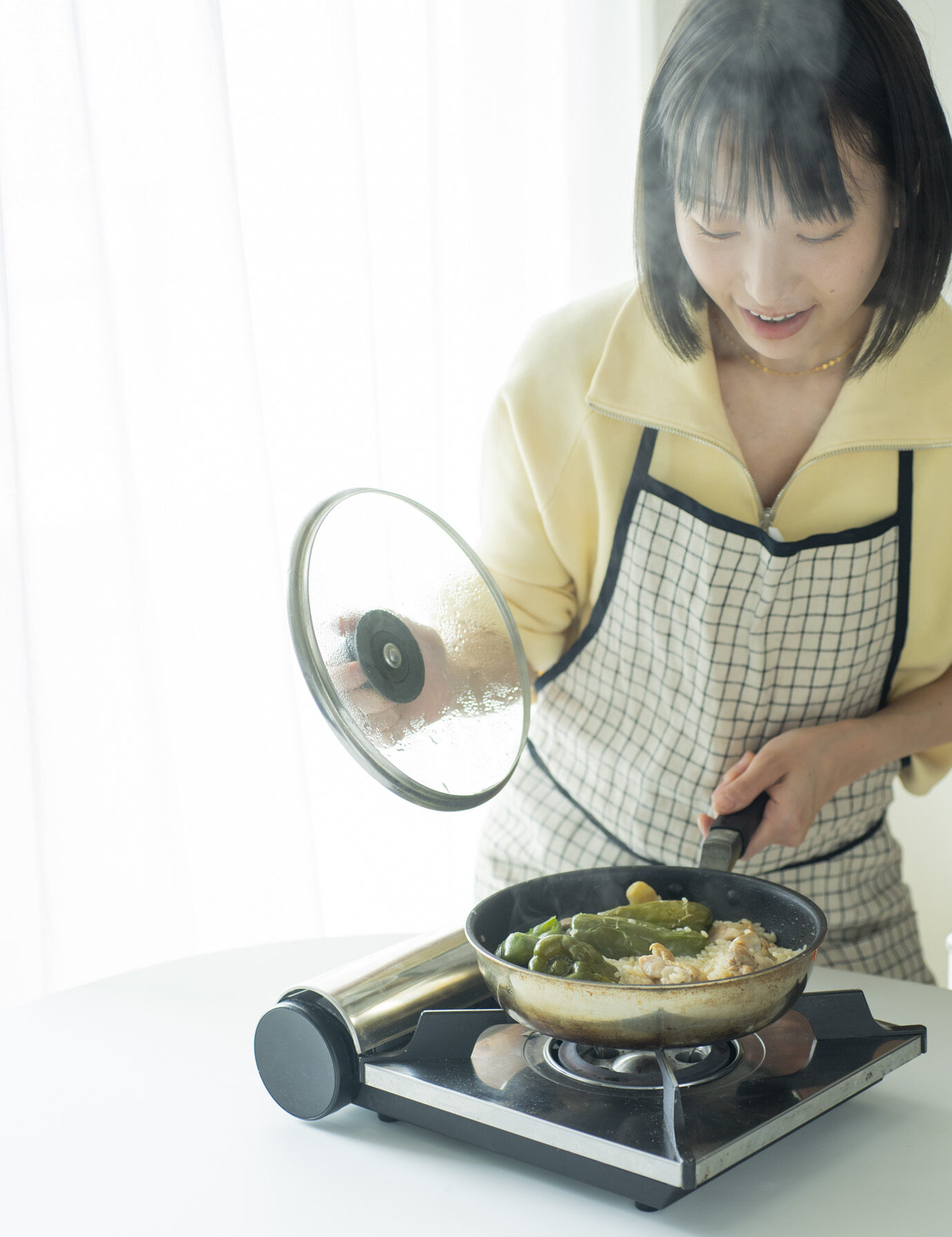 炊き上がる様子