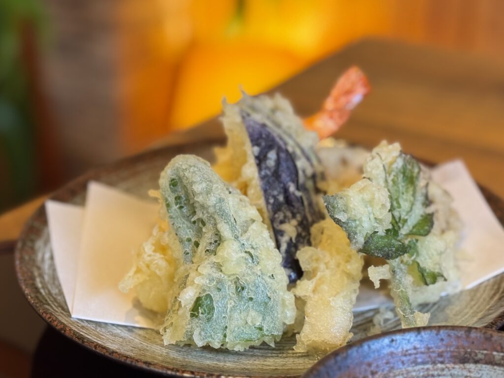 天ぷら野菜と海老