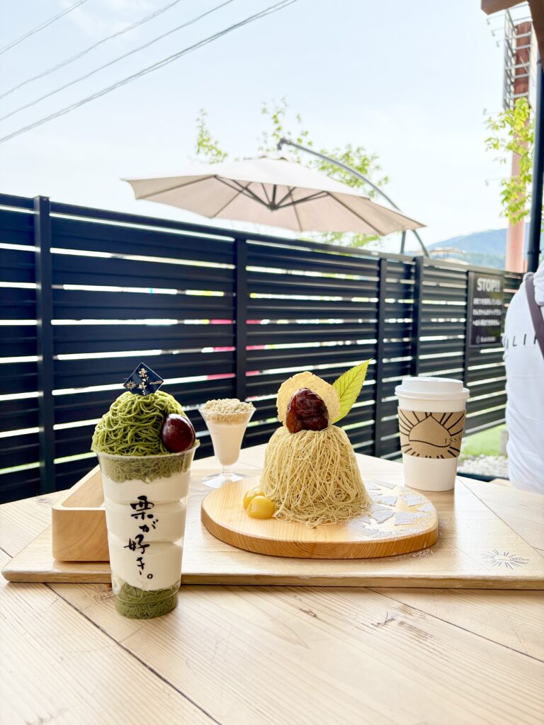 席数40席のテラス席でいただけます