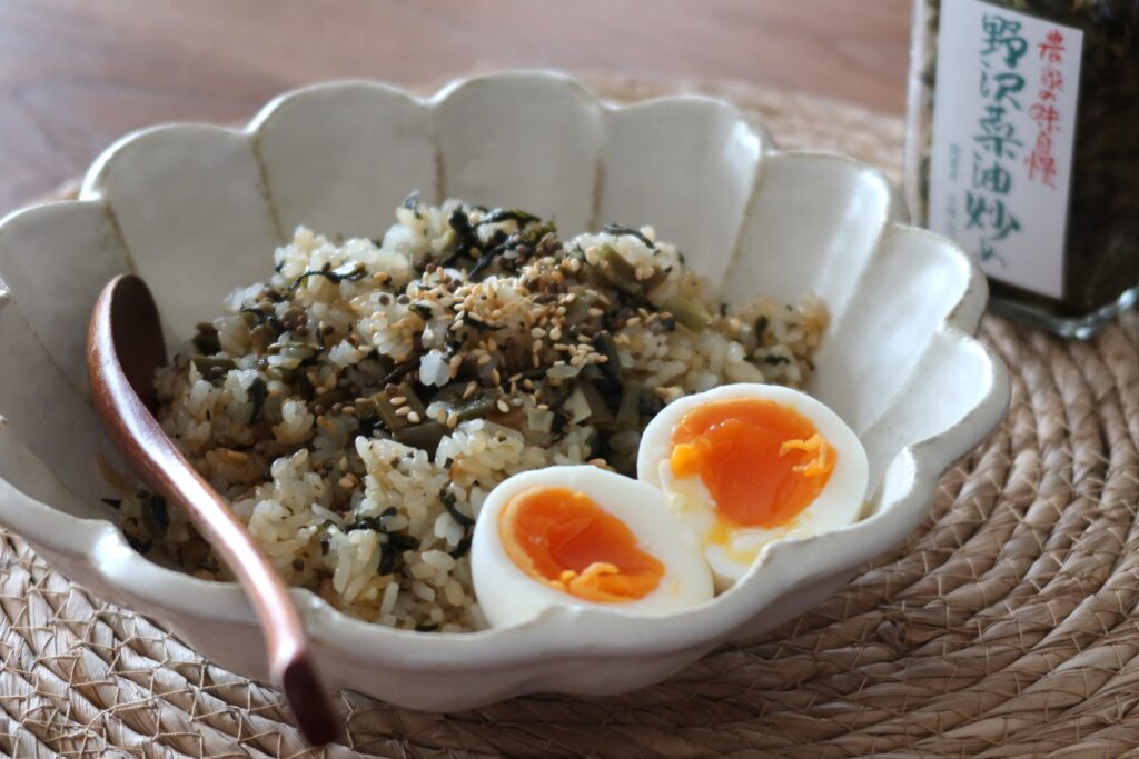 野沢菜チャーハン